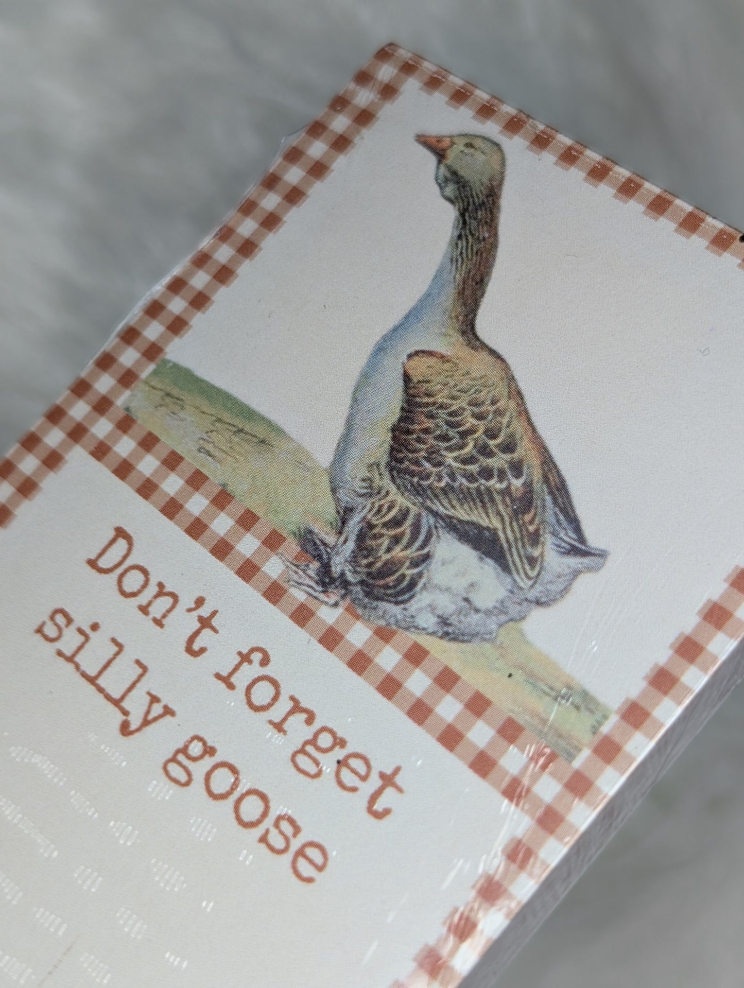 Silly Goose Magnetic Notepad