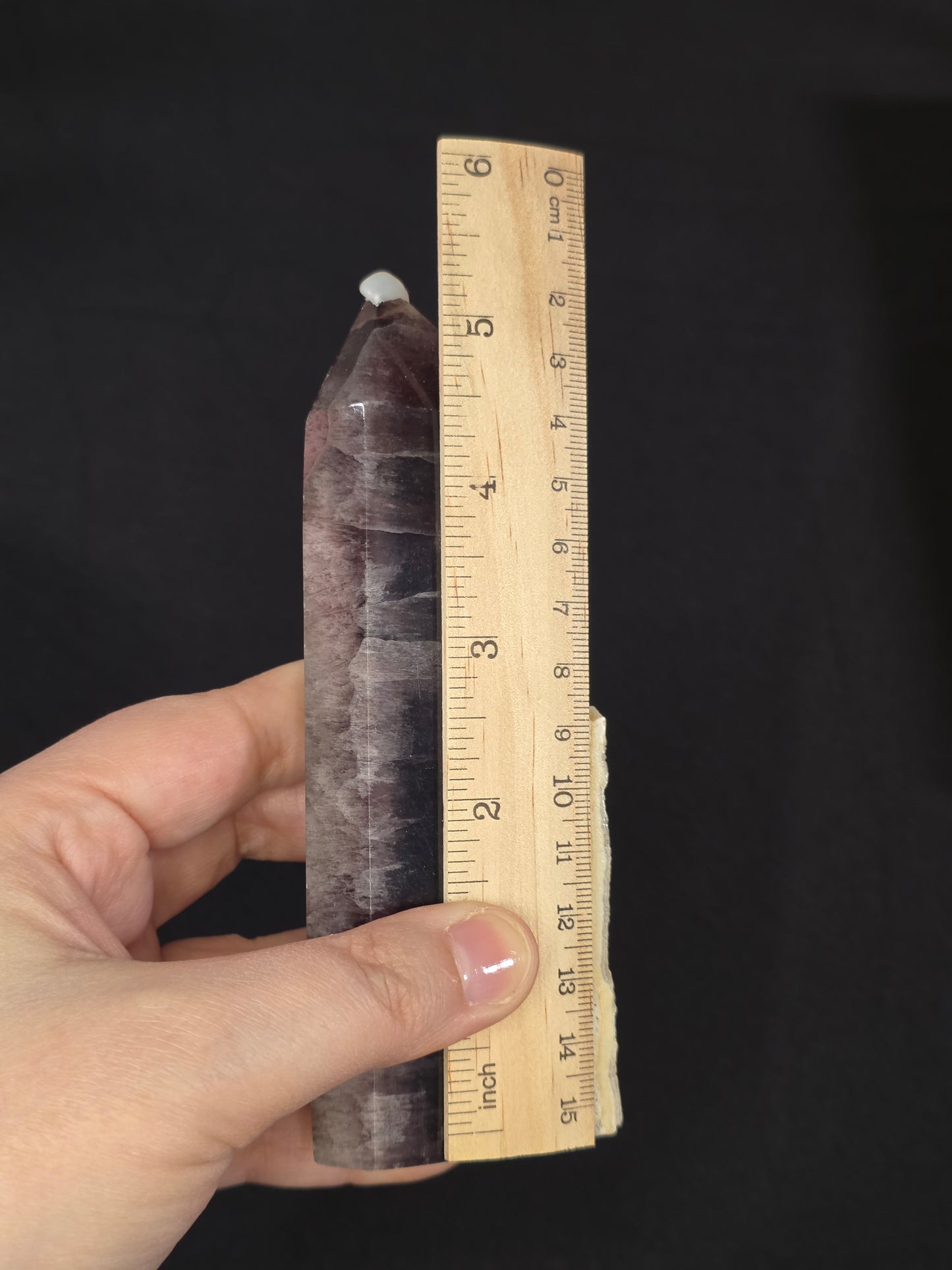 Raw Edge Fluorite Tower