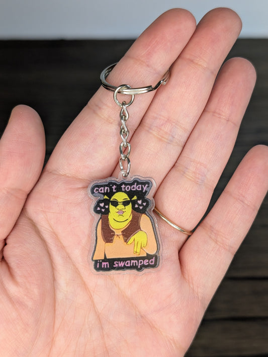 I'm Swamped Keychain