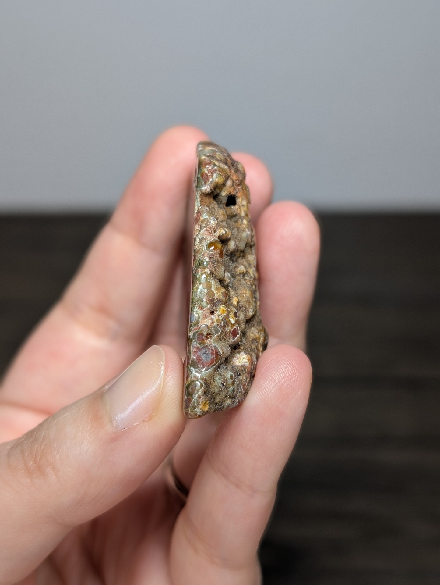 Orbicular Jasper Slab/Freeform