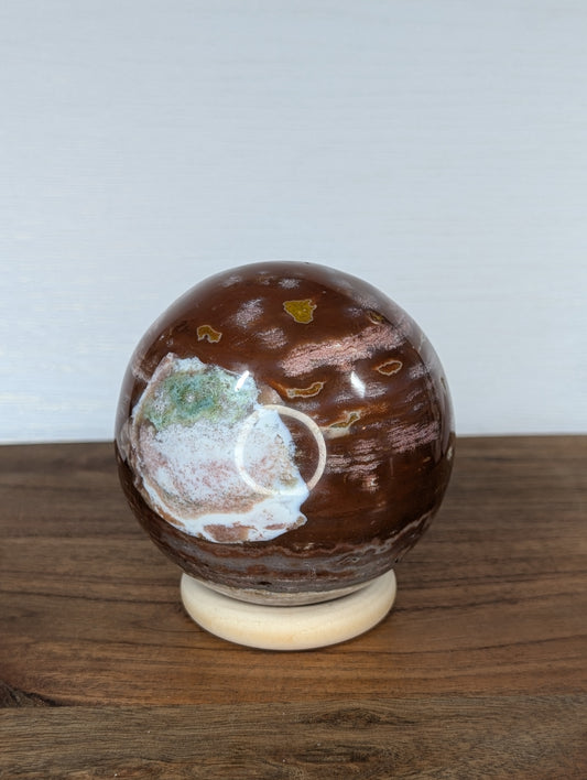 Sea Jasper Sphere (G74)