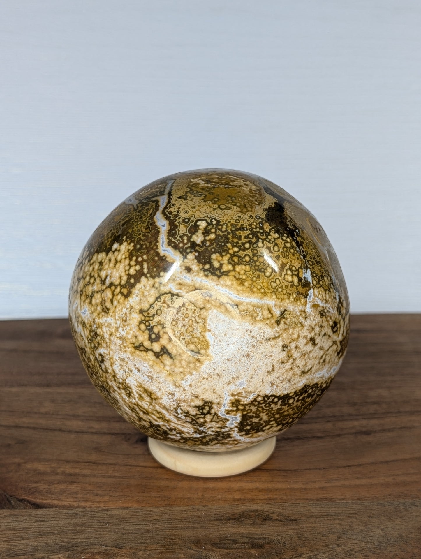 Orbicular Jasper Sphere (G76)