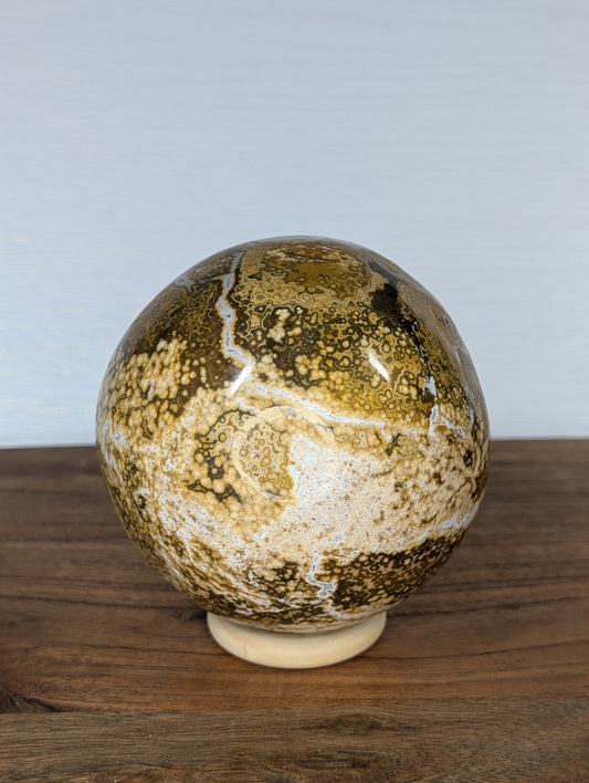 Orbicular Jasper Sphere (G76)