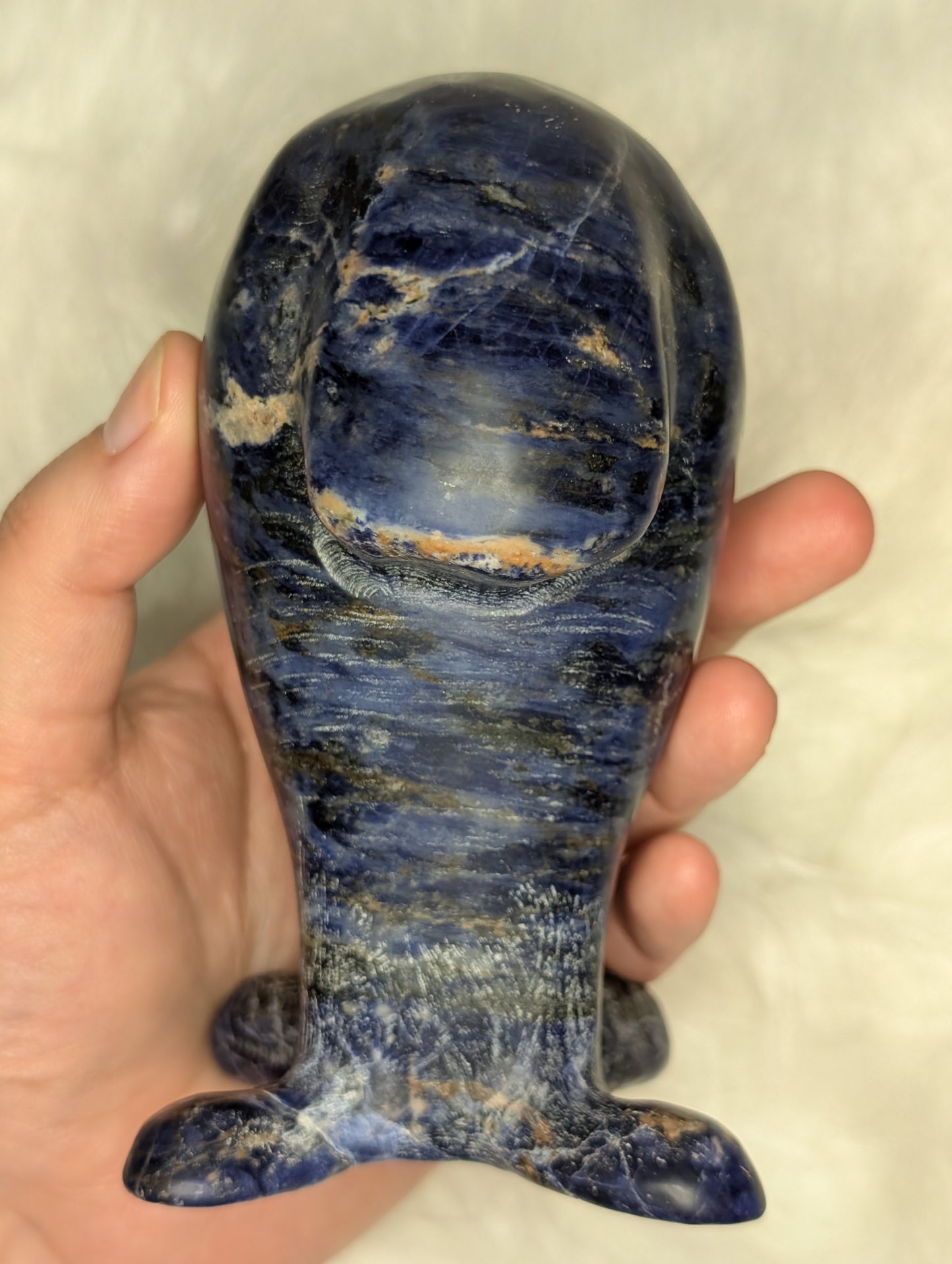 Sodalite Wobbuffet Carving