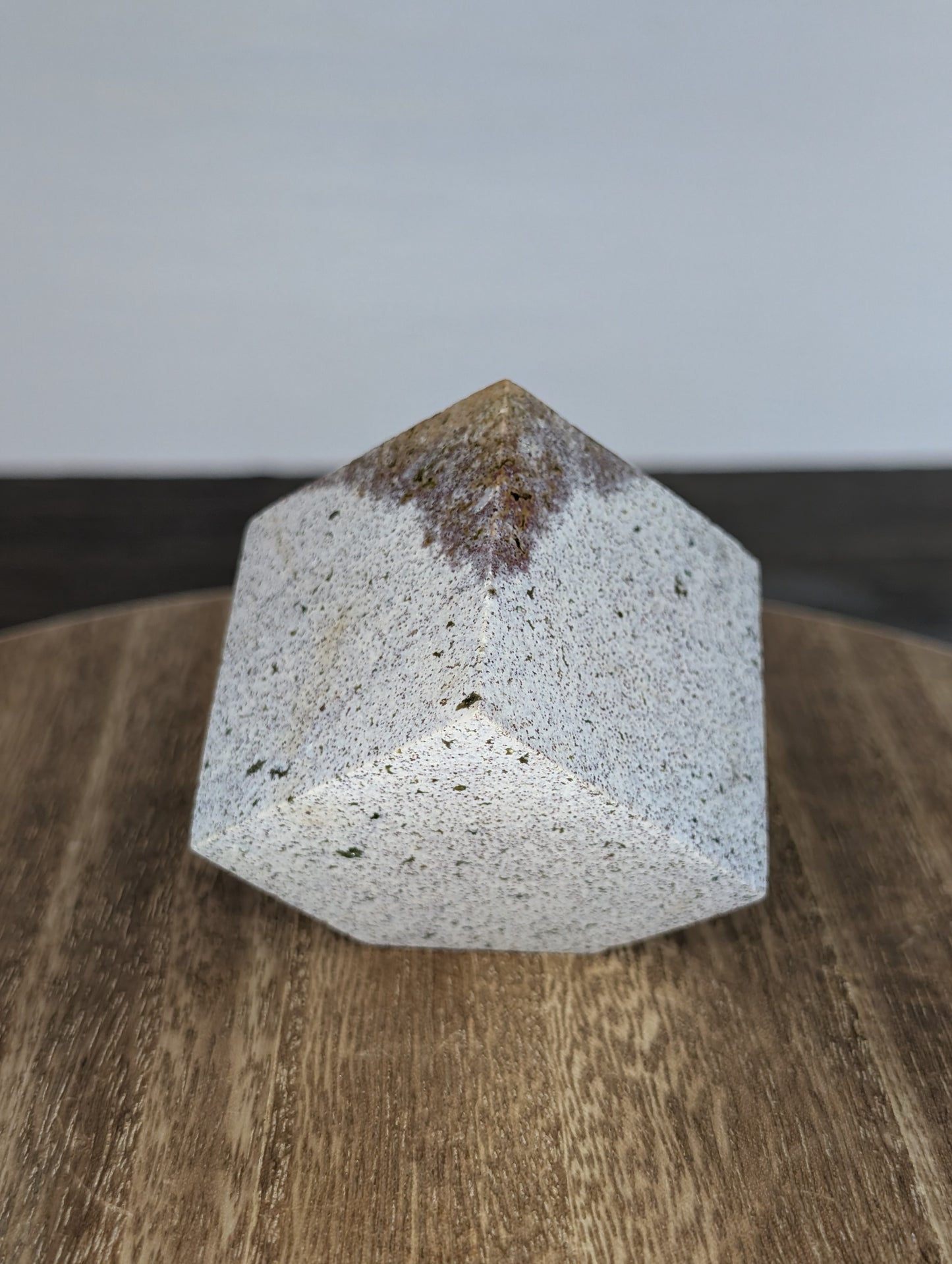 Pastel Sea Jasper Floating Cube Carving (X33)
