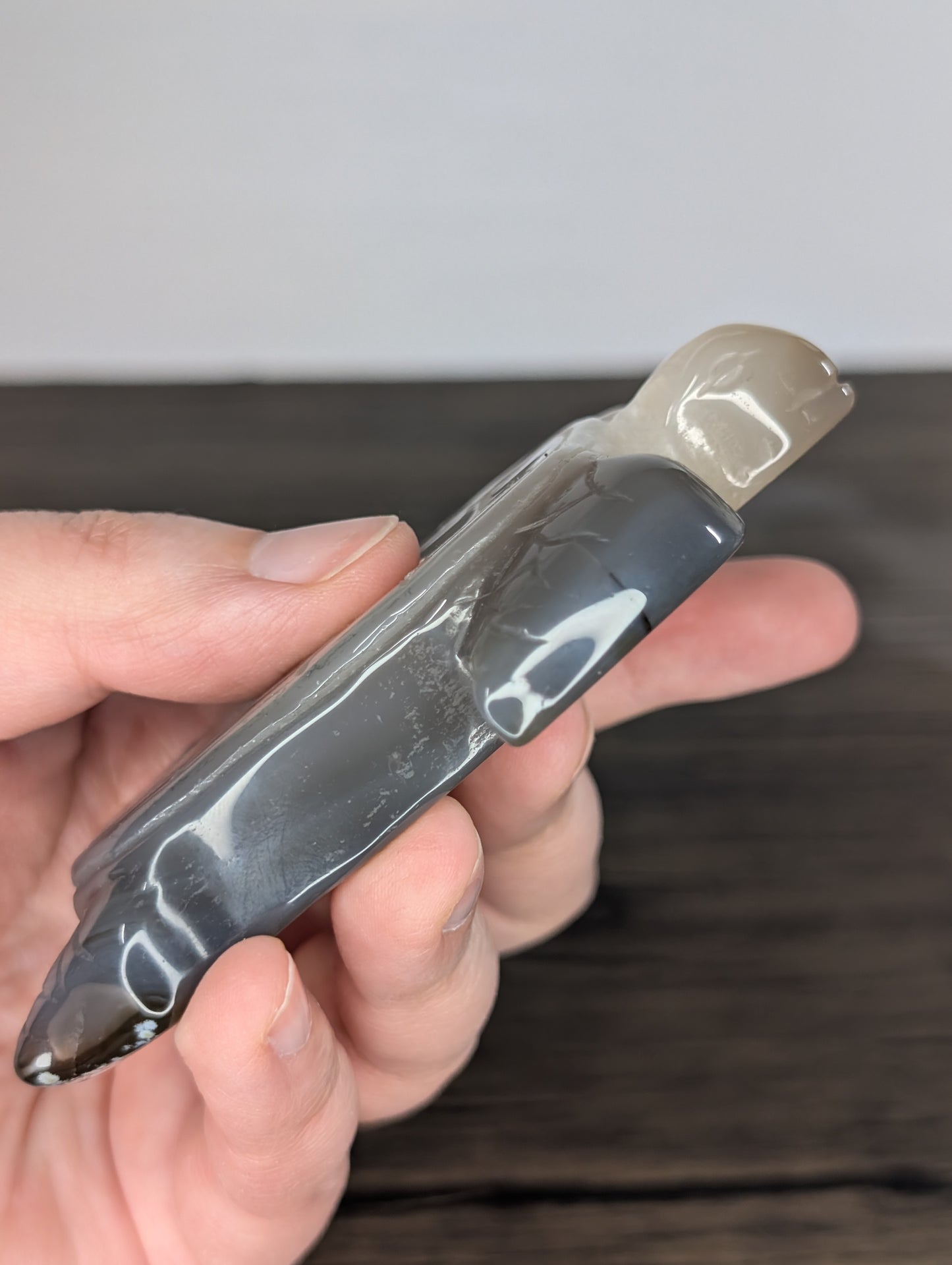 Druzy Agate Turtle Carving (X41)