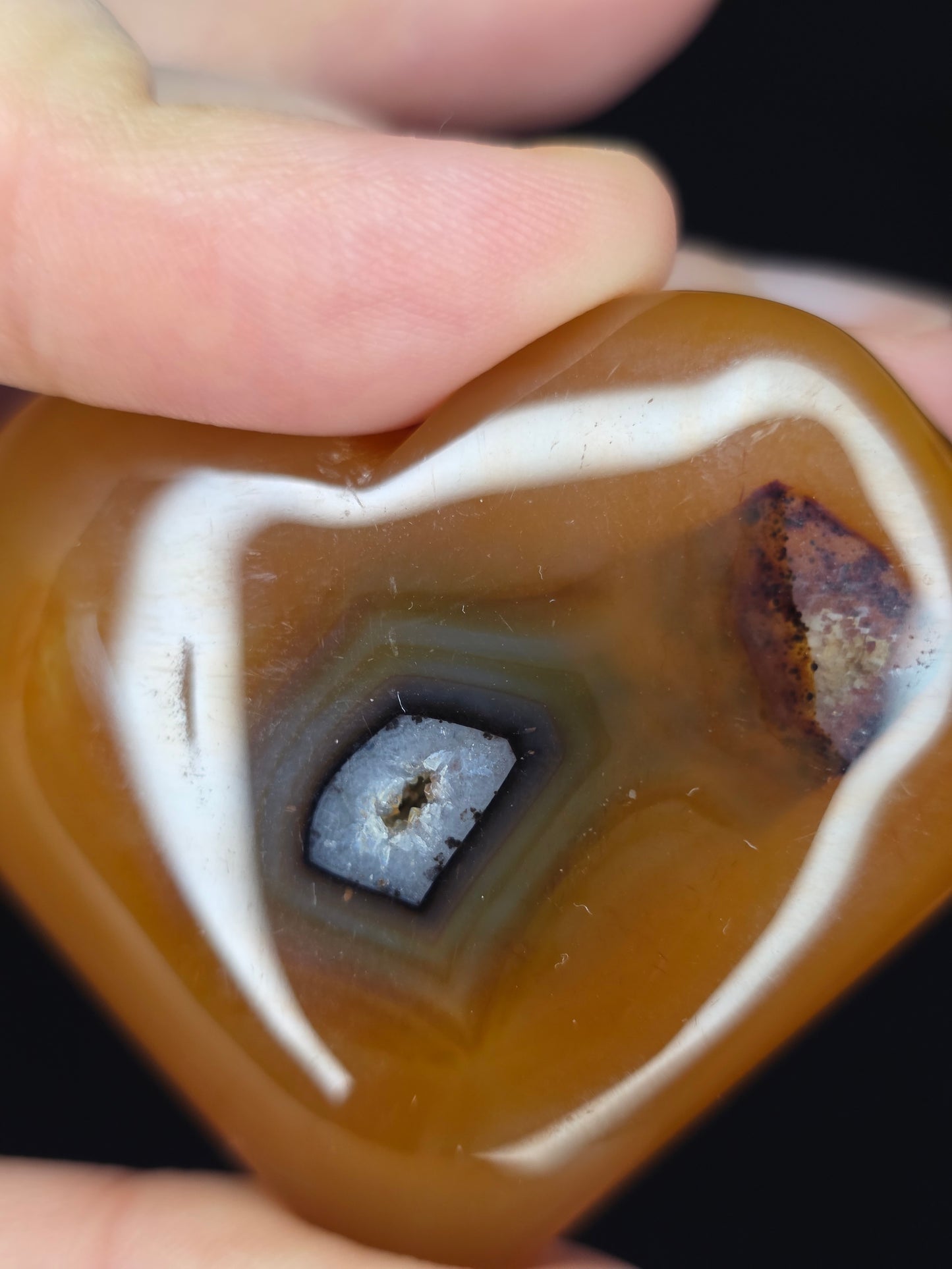 Carnelian Heart Carving