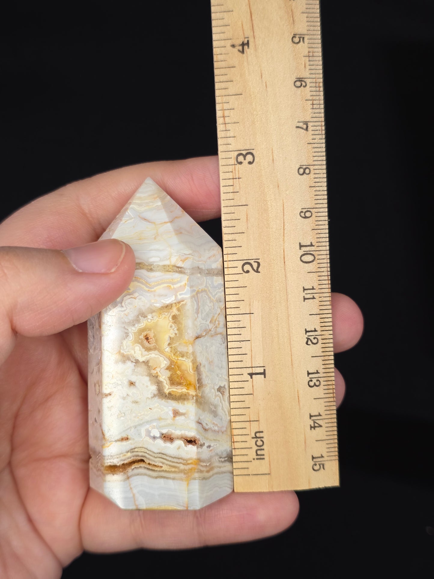 Crazy Lace Agate Tower