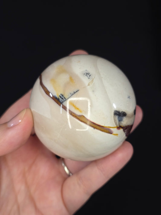 Dendritic Mookaite Sphere