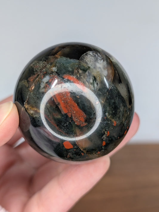 African Bloodstone Sphere (BK01)