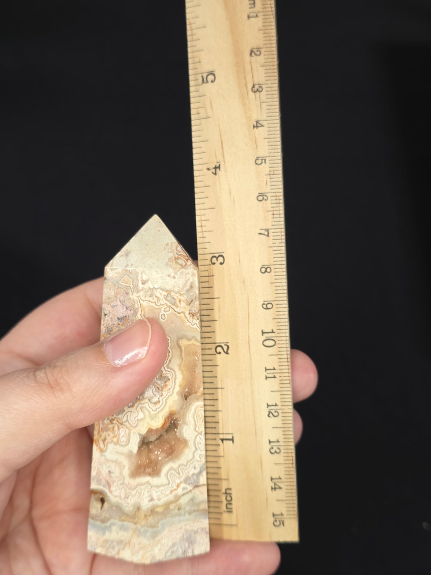 Crazy Lace Agate Tower