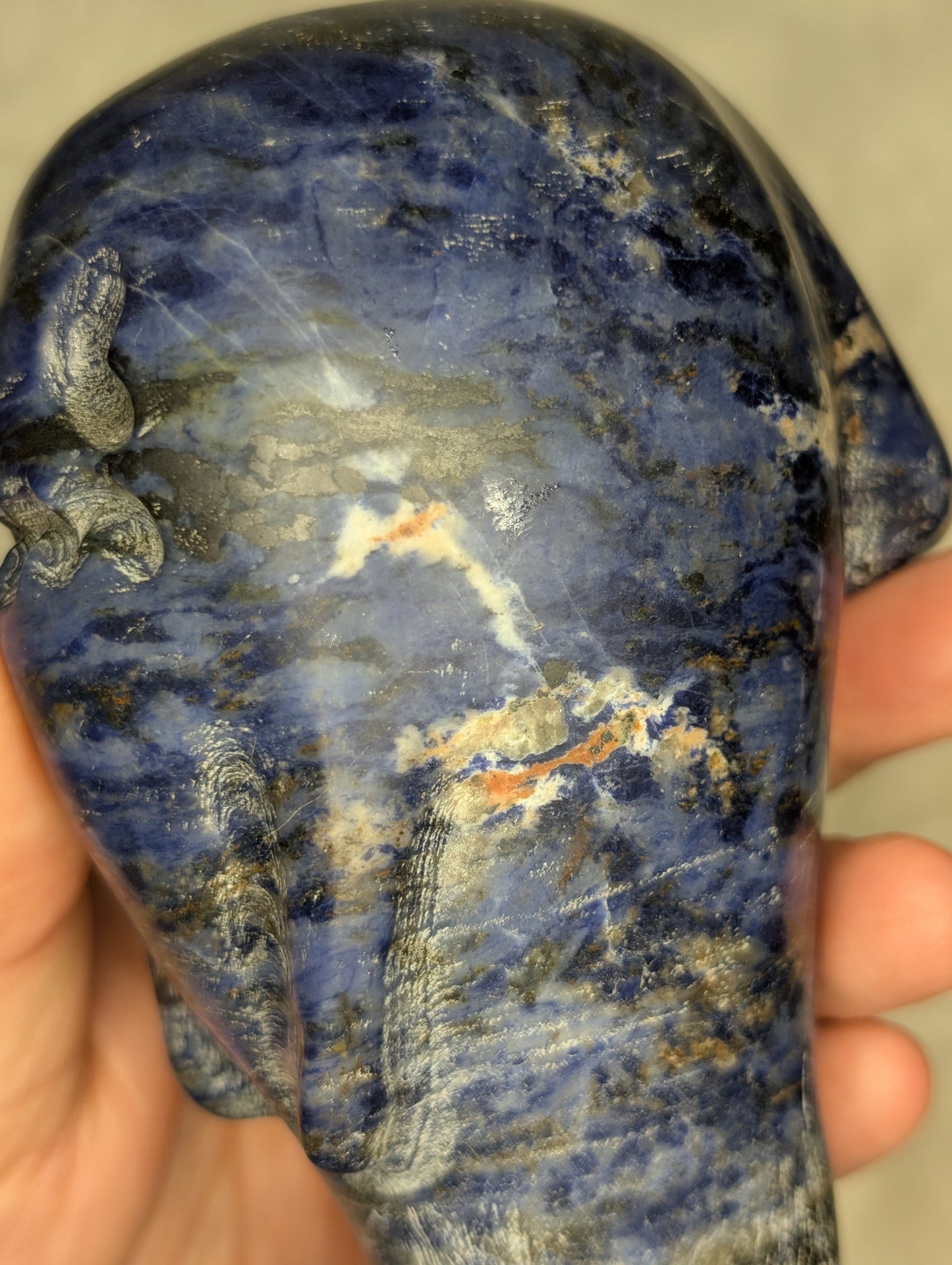 Sodalite Wobbuffet Carving