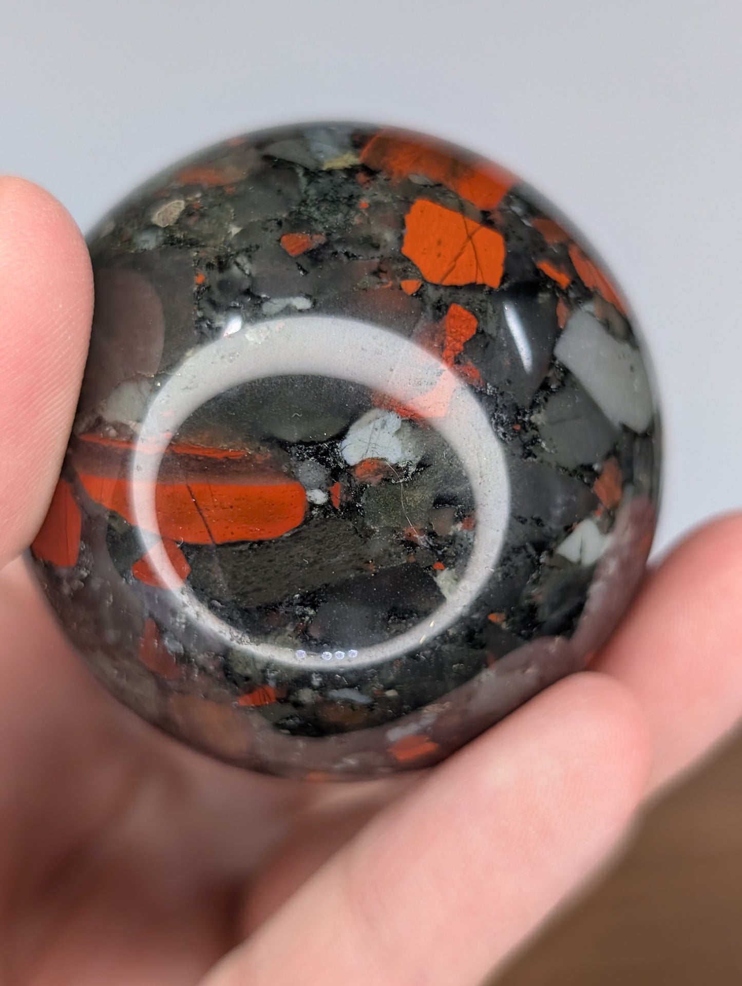 African Bloodstone Sphere (BK02)