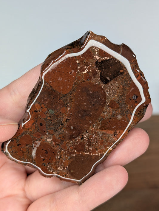 Resin Coated Copper Ore Slab (Michigan) (AM46)