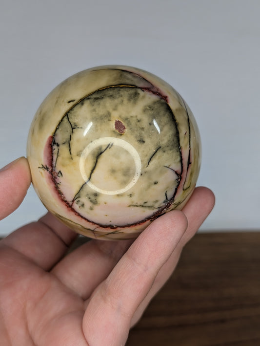 Yellow Mookaite Sphere (F69)
