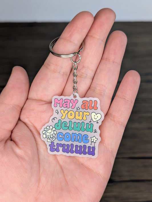 Delulu Keychain