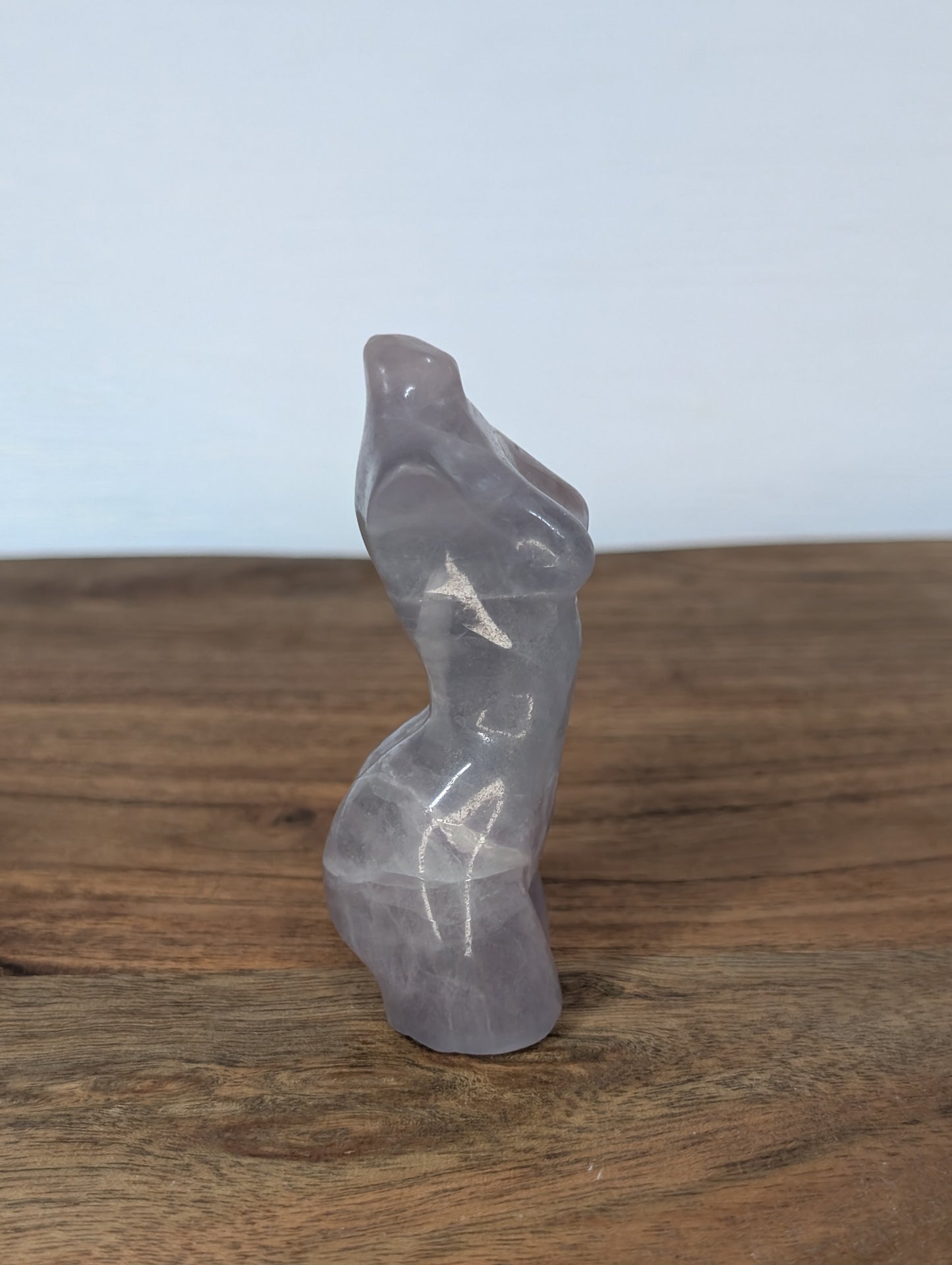 Fluorite Goddess Body Carving