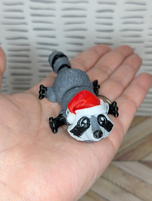 3D Printed Santa Hat Raccoon