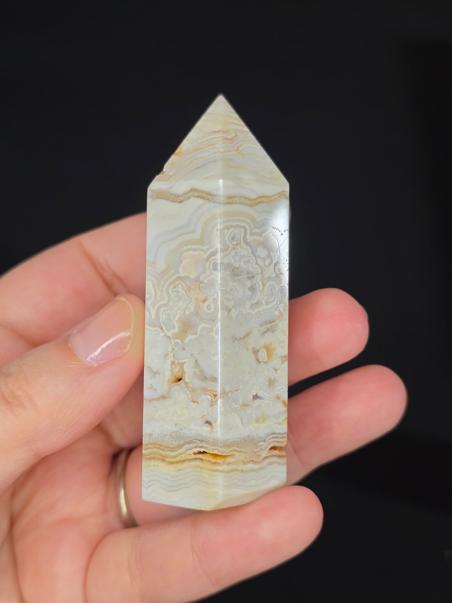 Crazy Lace Agate Tower
