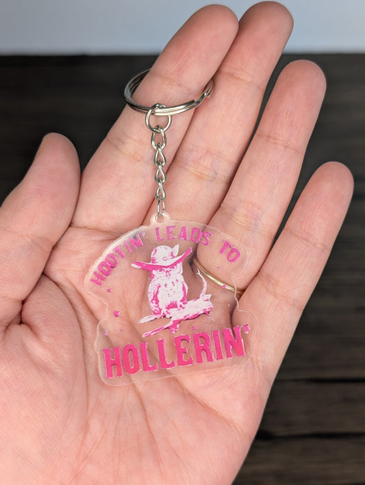 Hootin' Keychain