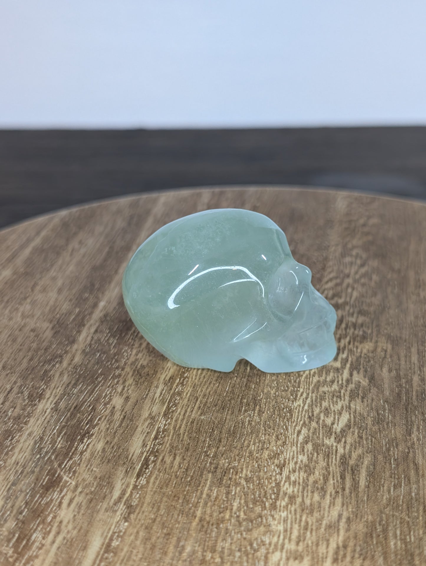 Green Fluorite Skull Carving (AS78)