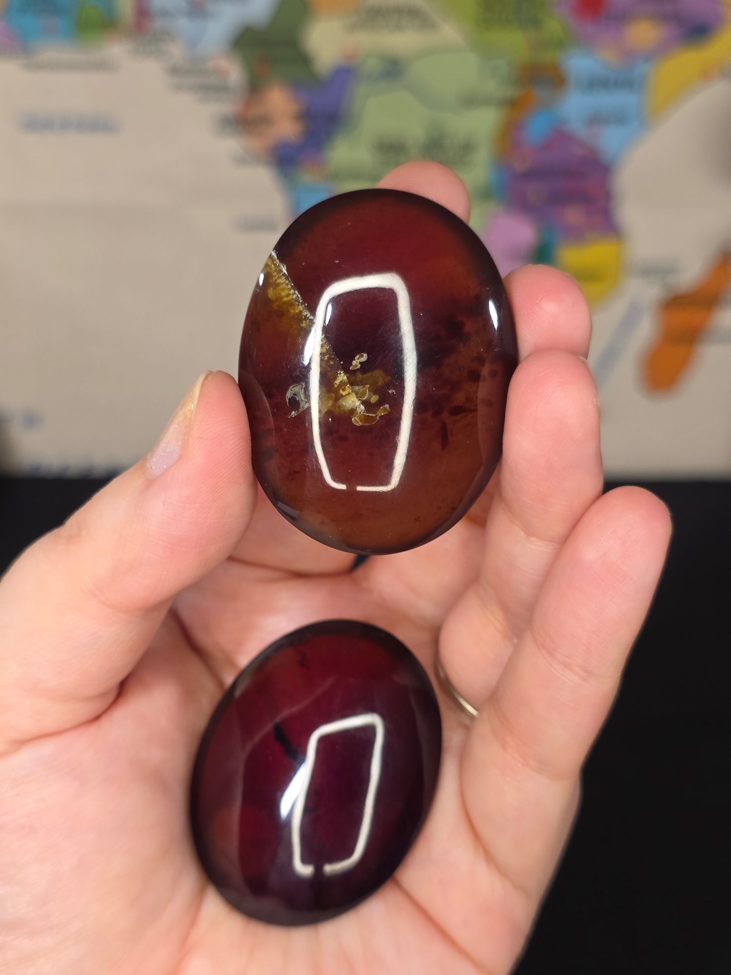 Amber Palm Stone
