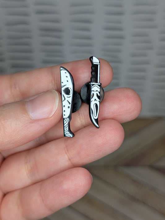(Set Of Two) Horror Enamel Pin
