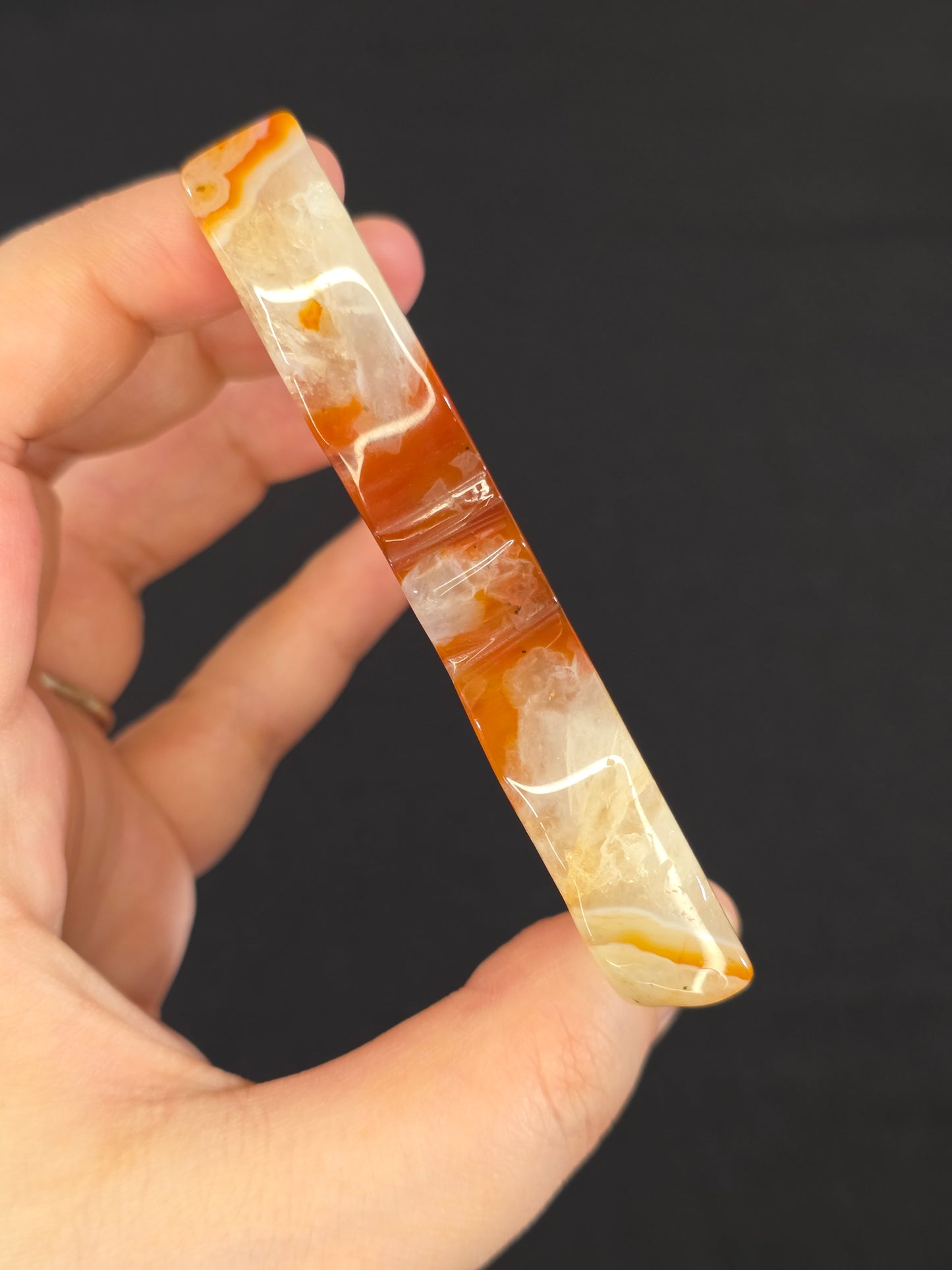 Carnelian Butterfly Carving