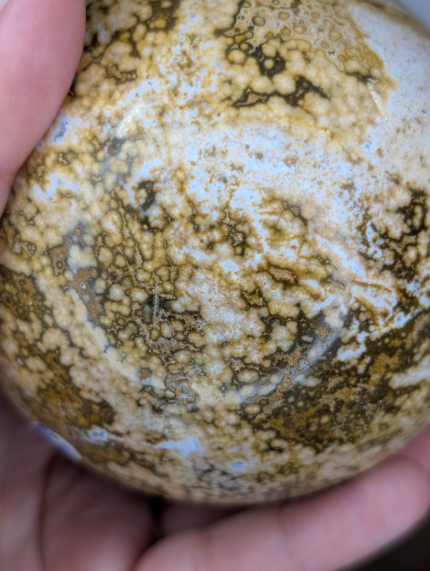 Orbicular Jasper Sphere (G76)