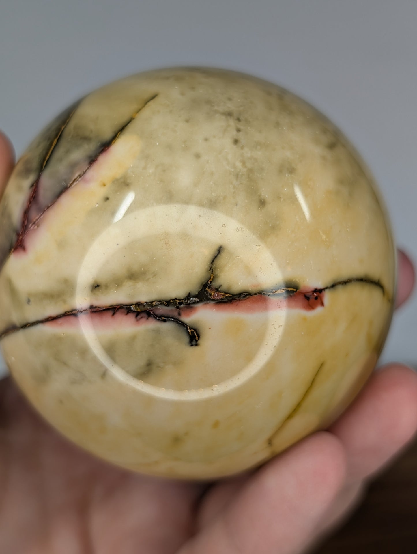 Yellow Mookaite Sphere (F69)
