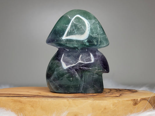 Fluorite Mushroom Carving (BL17)
