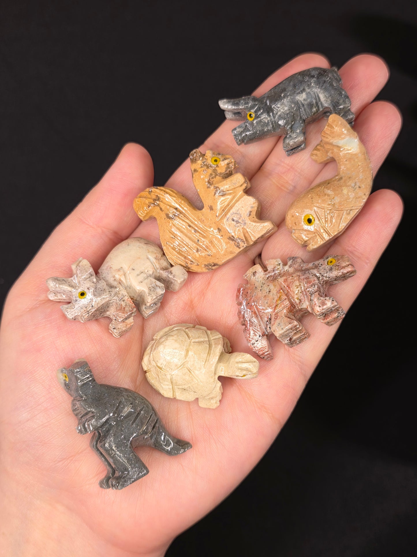 Mini Soapstone Animal Carving