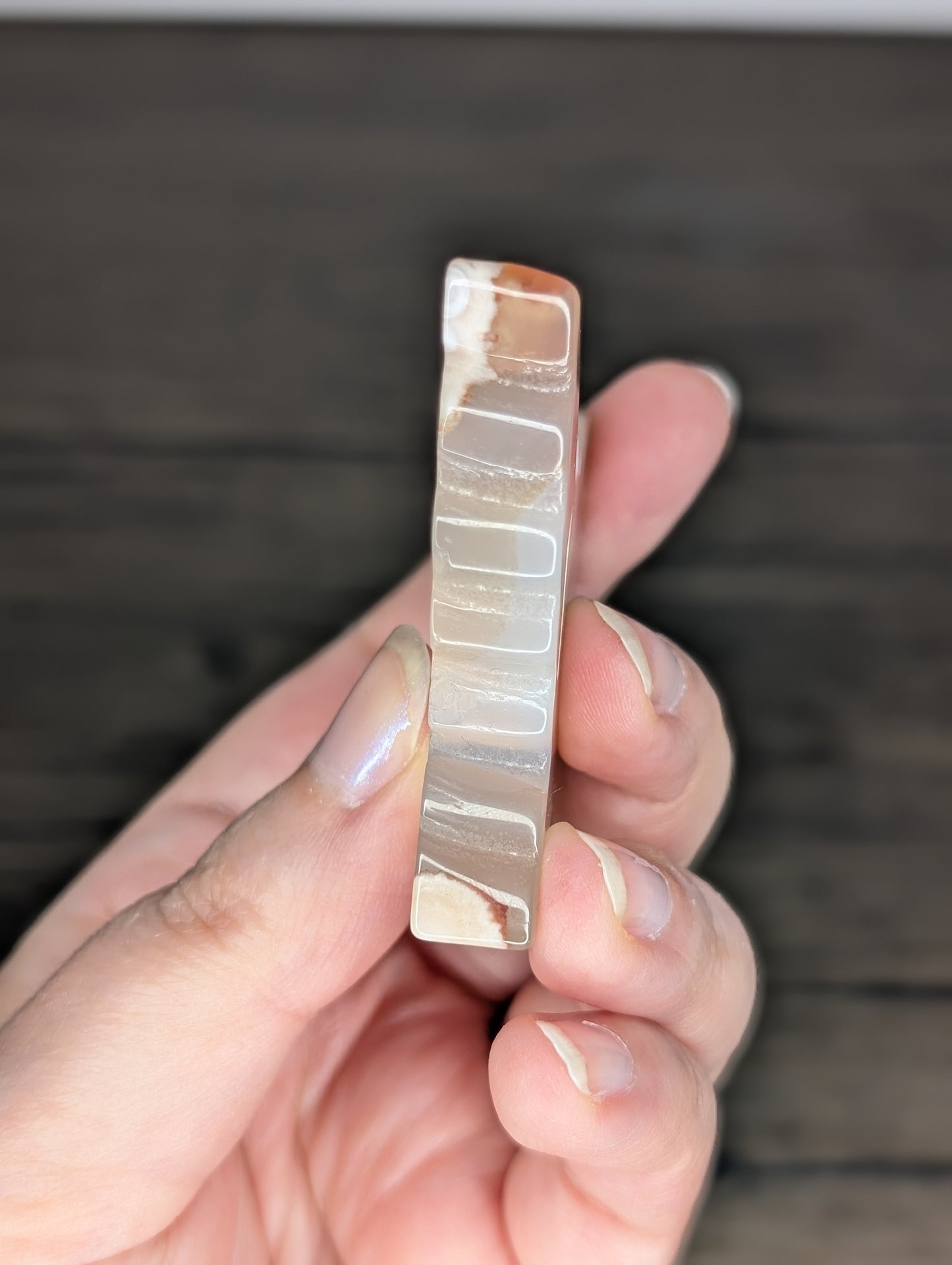 Flower Agate Butterfly Carving