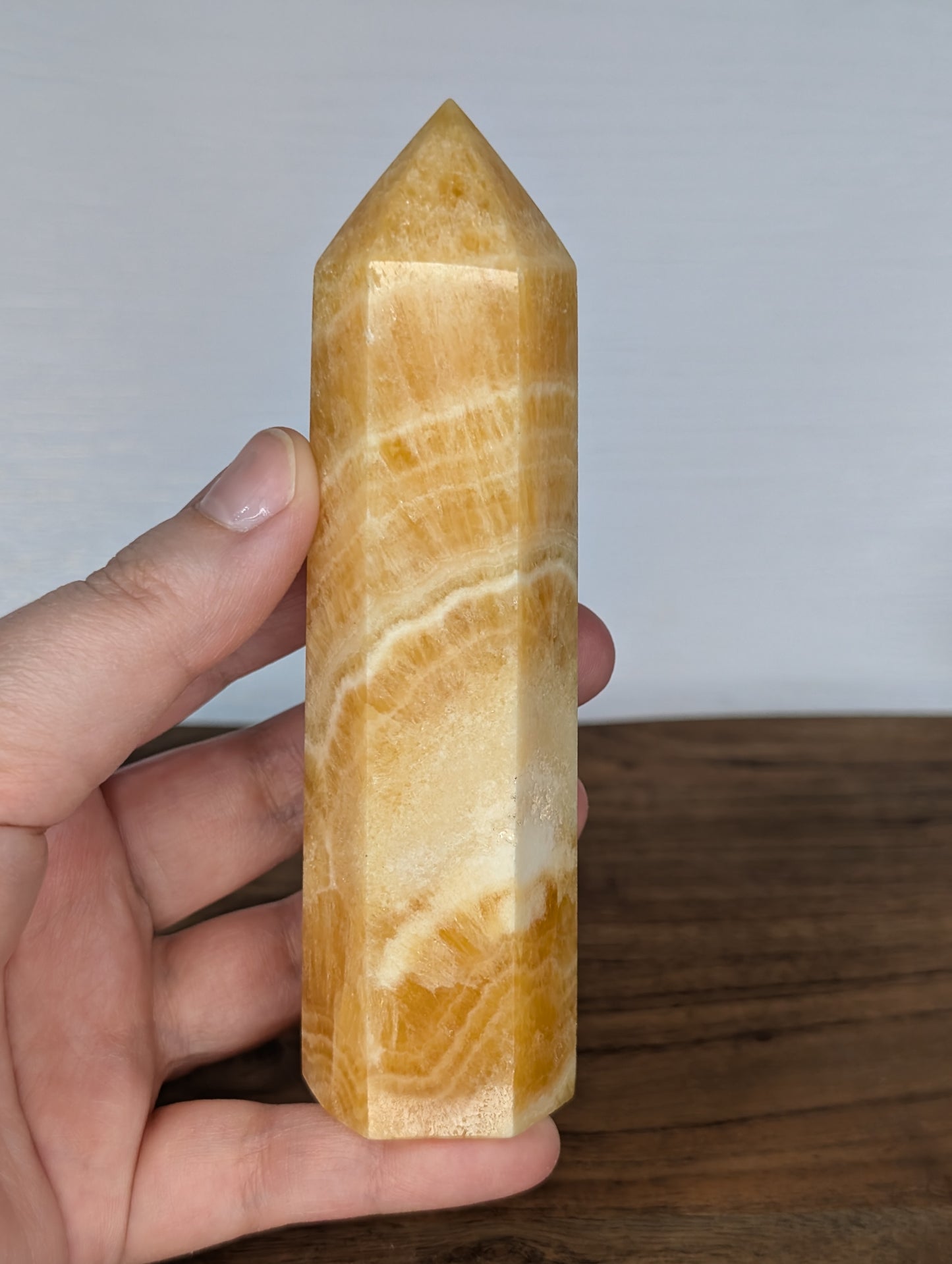 Orange Calcite Tower (AT76)