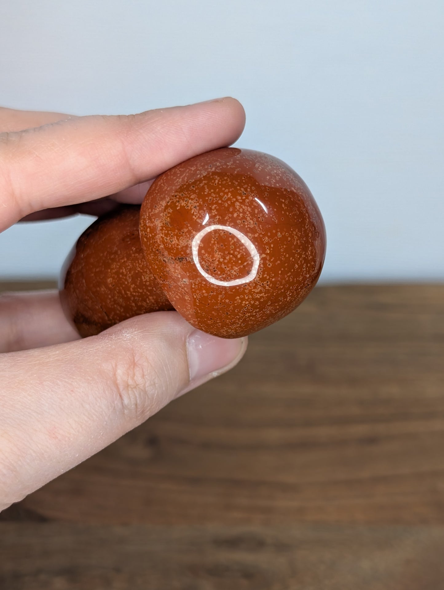 Red Jasper Mushroom Carving (J19)