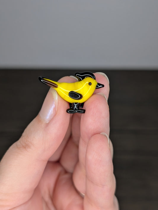 Mini Glass Bird Figurine