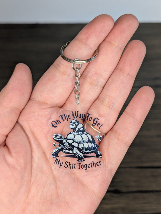On The Way Keychain