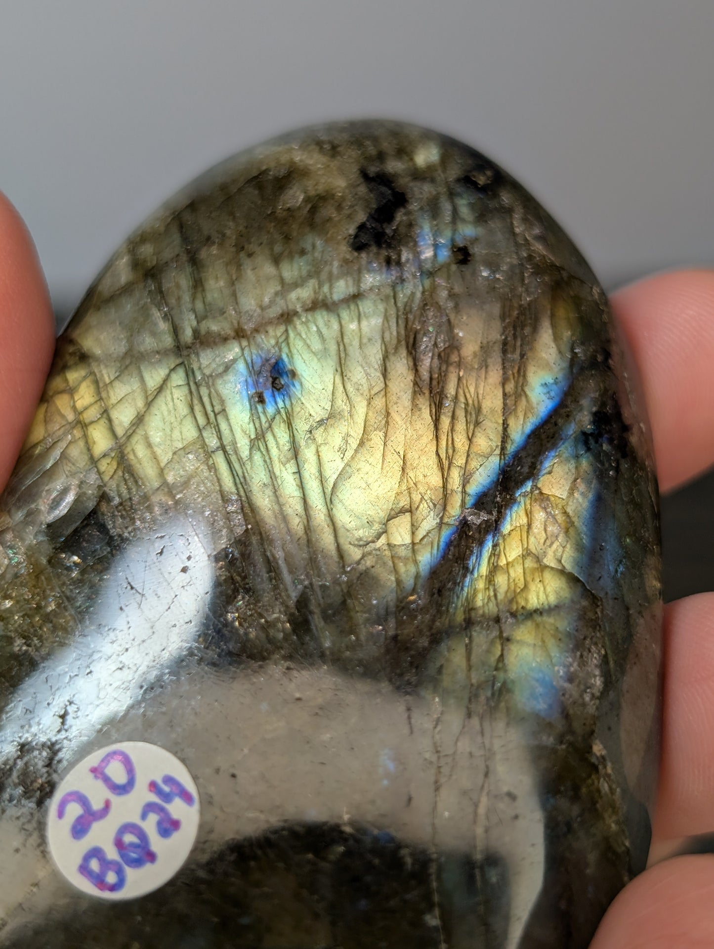 Large Labradorite Palm Stone