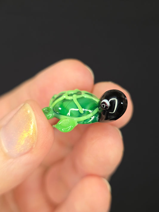 Mini Glass Turtle Figurine