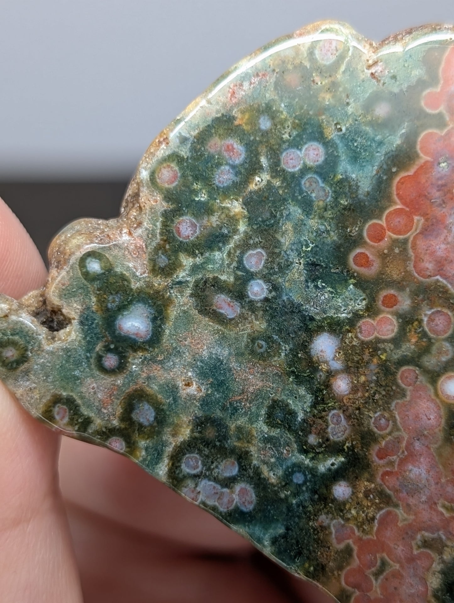 Orbicular Jasper Slab/Freeform