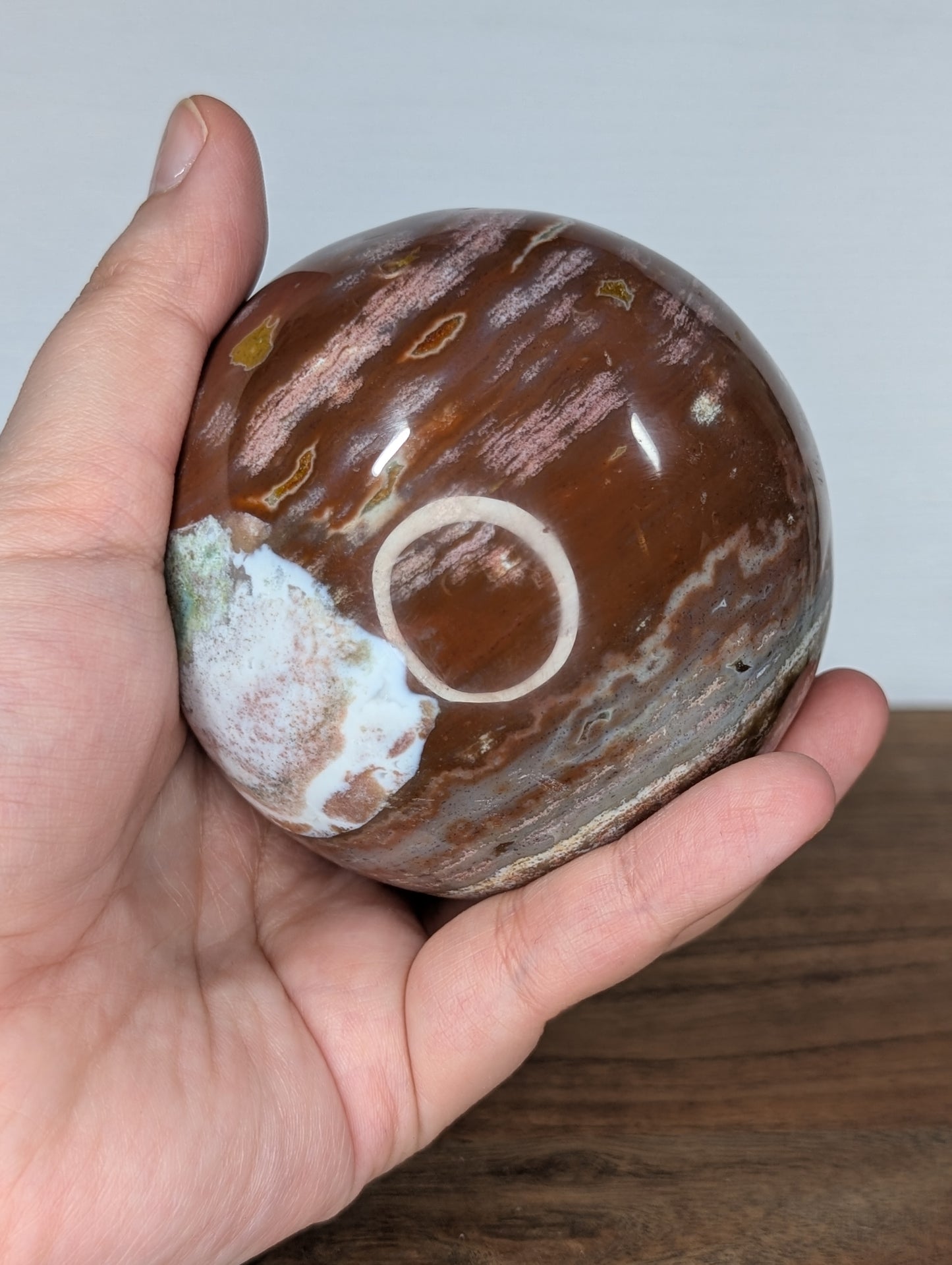 Sea Jasper Sphere (G74)