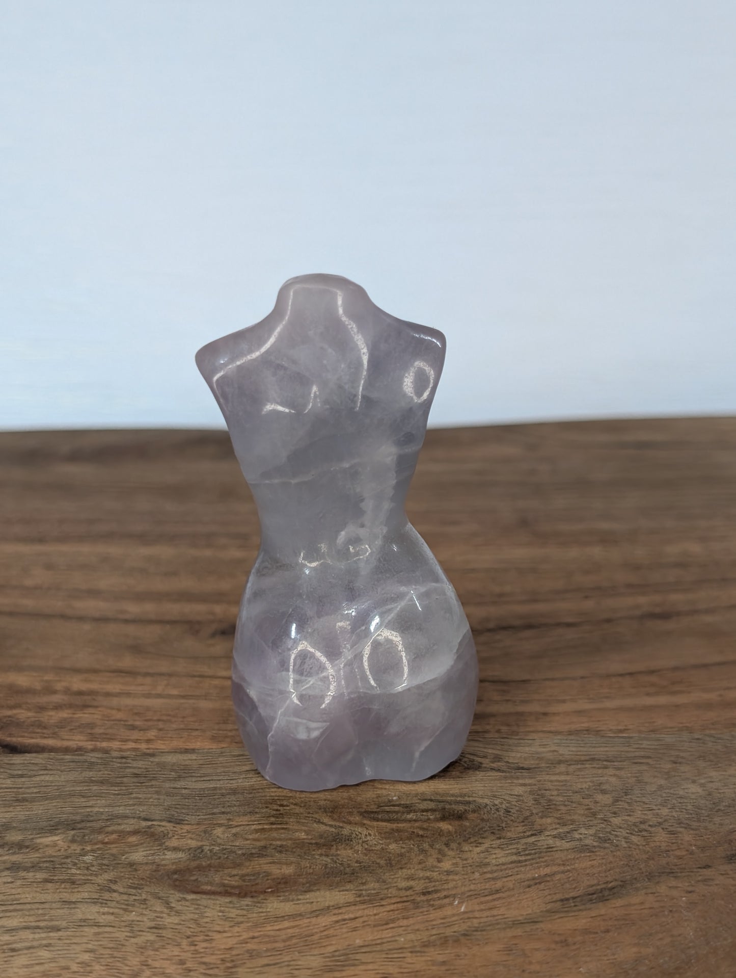 Fluorite Goddess Body Carving