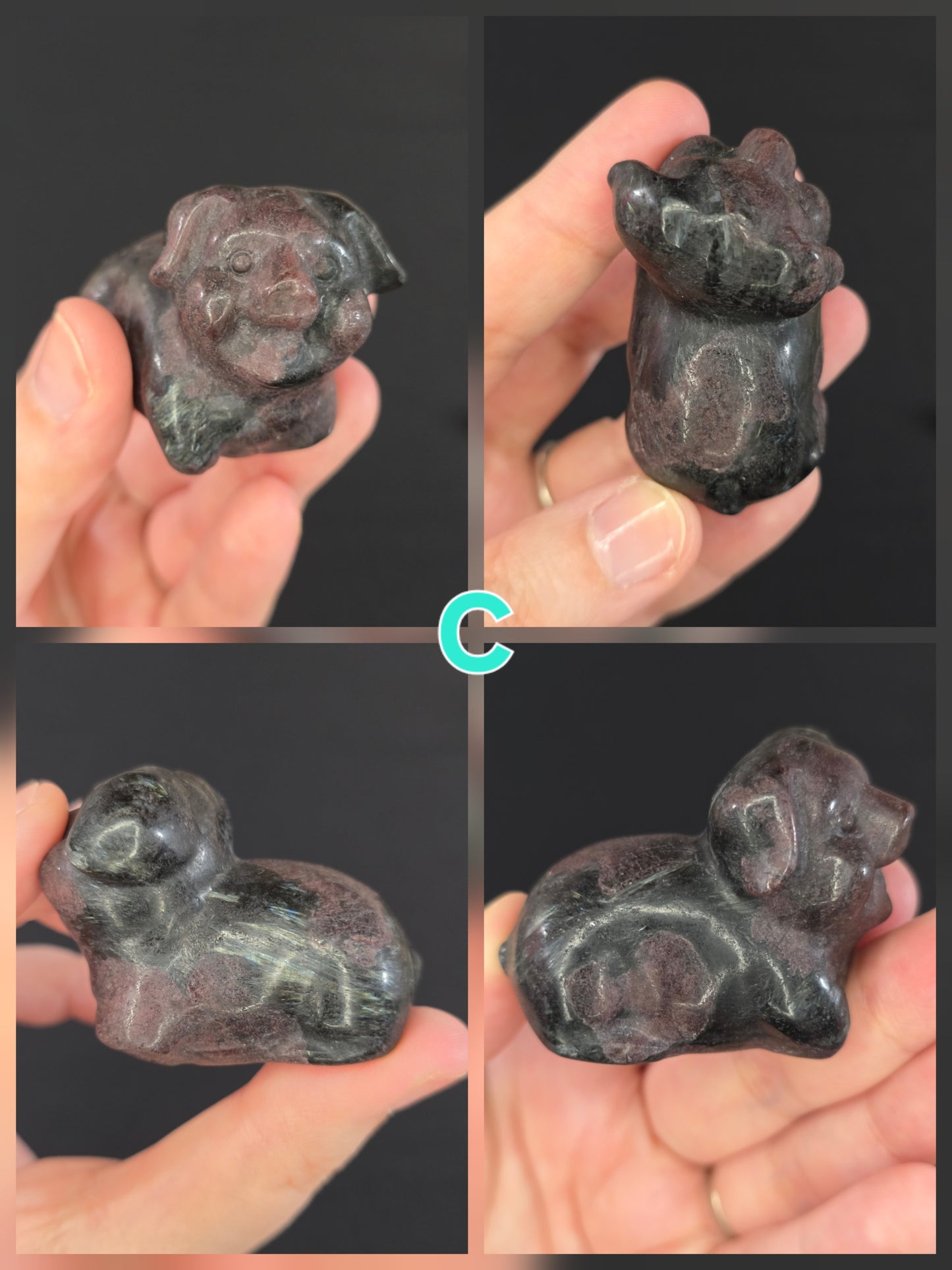 Happy Sitting Piggy Carving