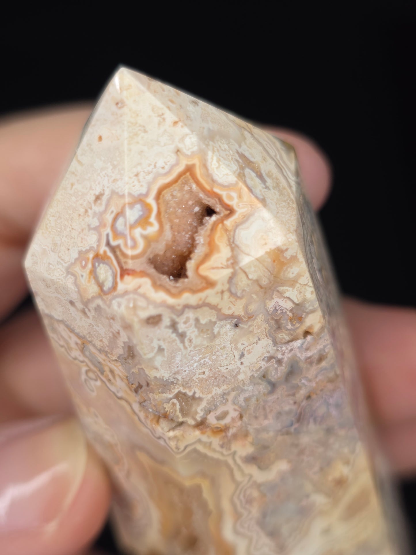 Crazy Lace Agate Tower