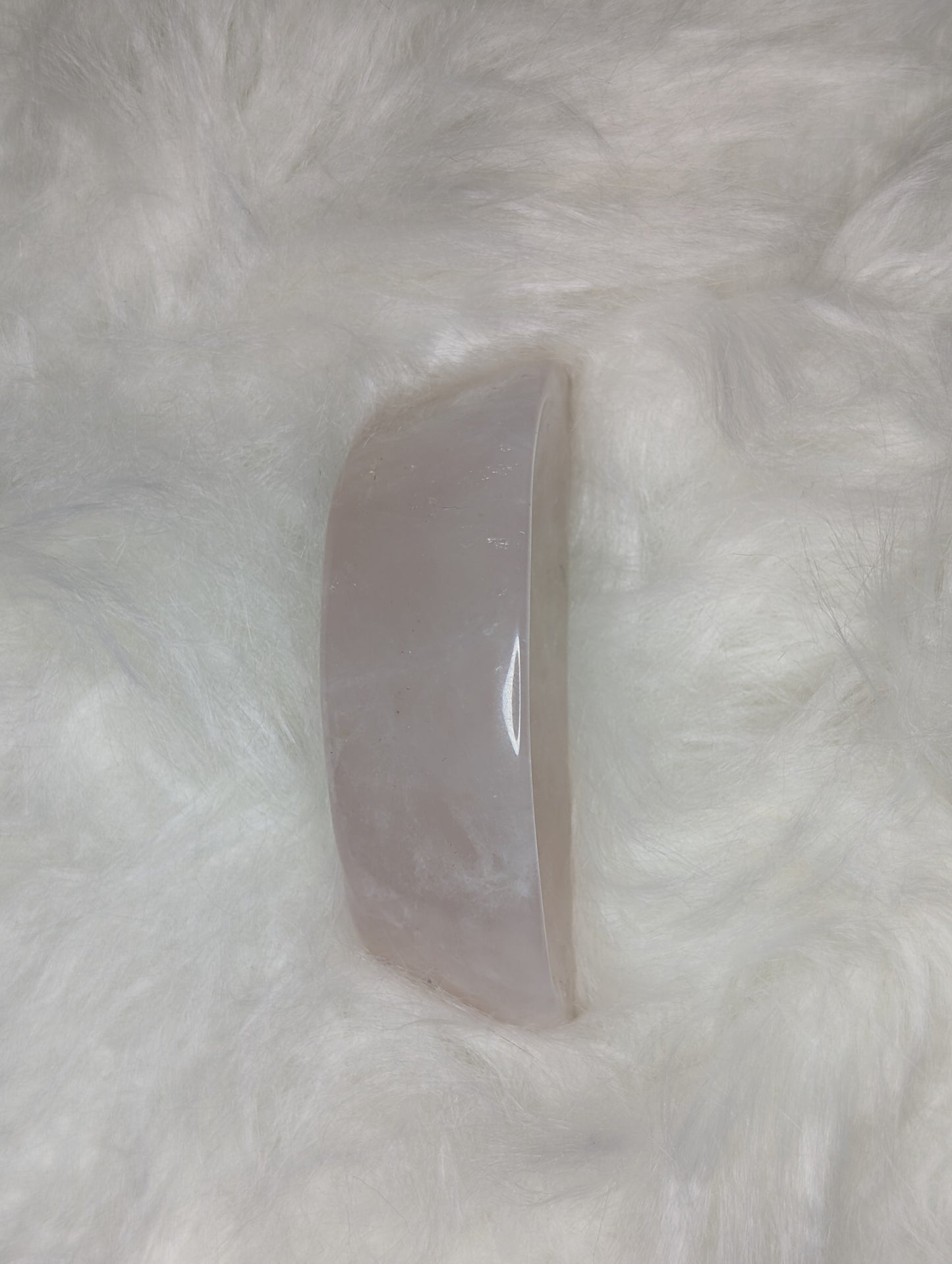 Rose Quartz Moon Bowl