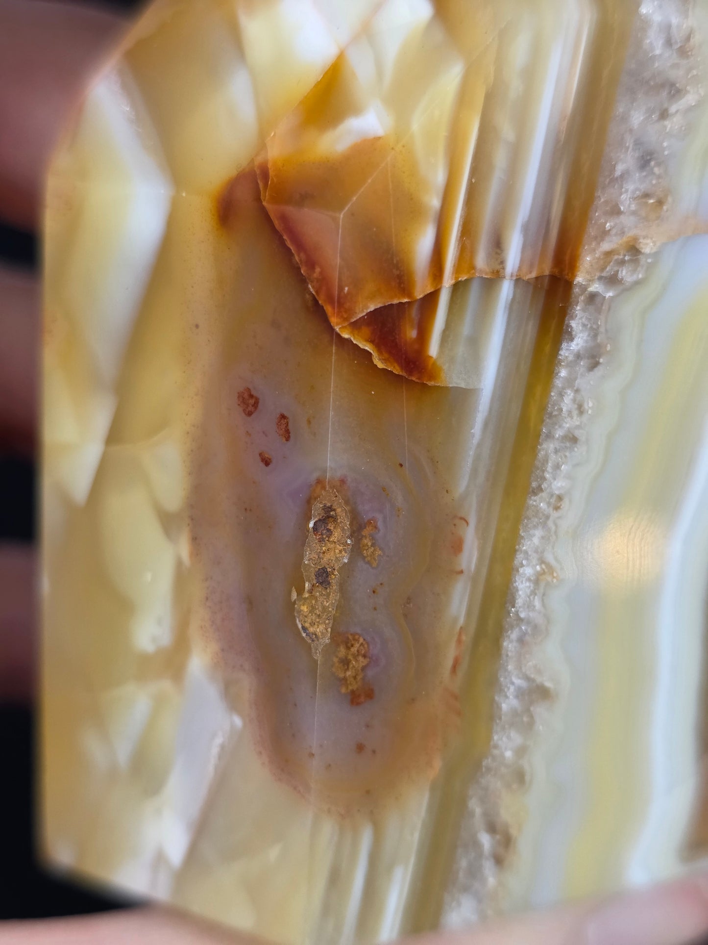 Chunky Banded Carnelian Tower