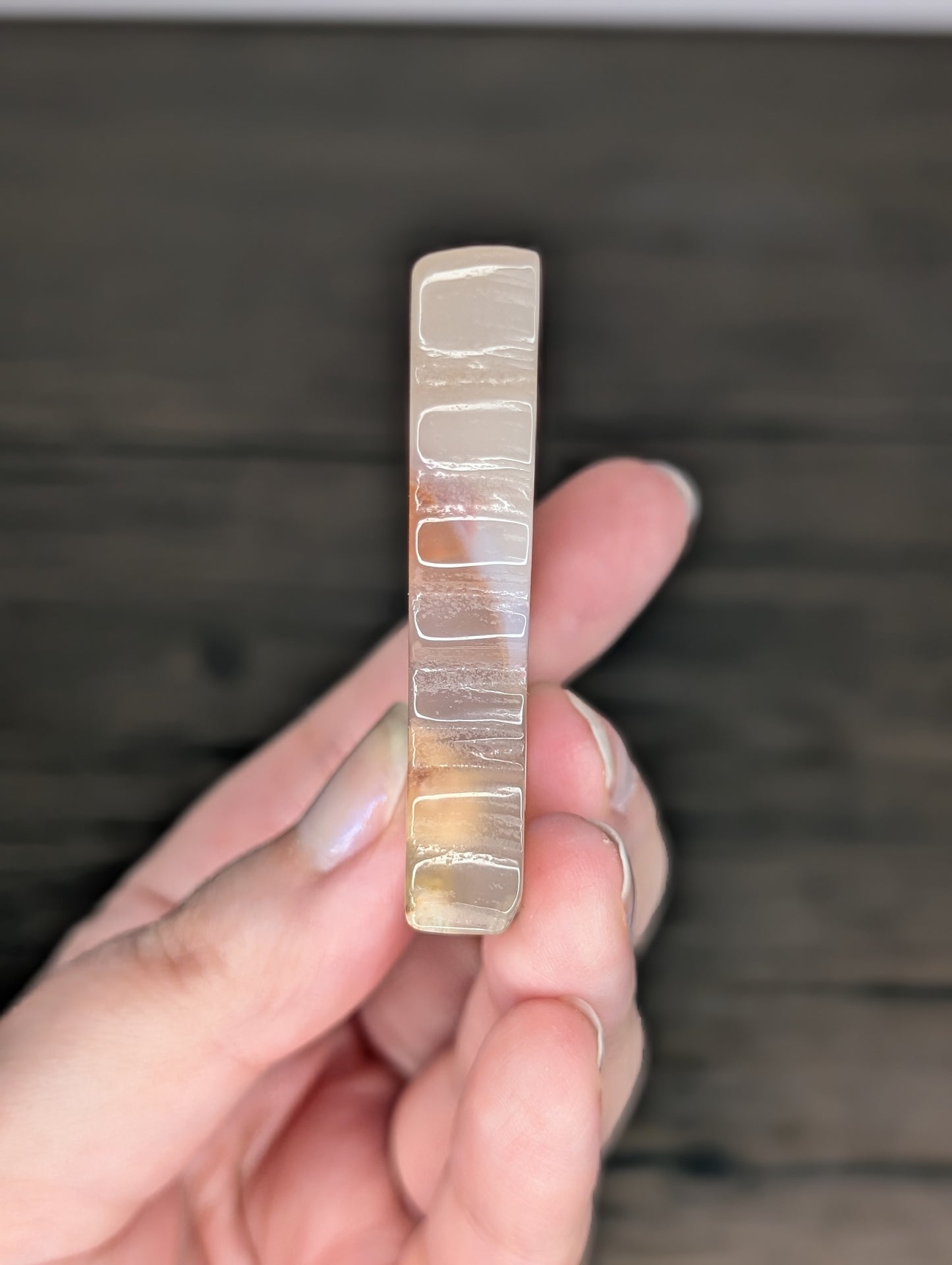 Flower Agate Butterfly Carving
