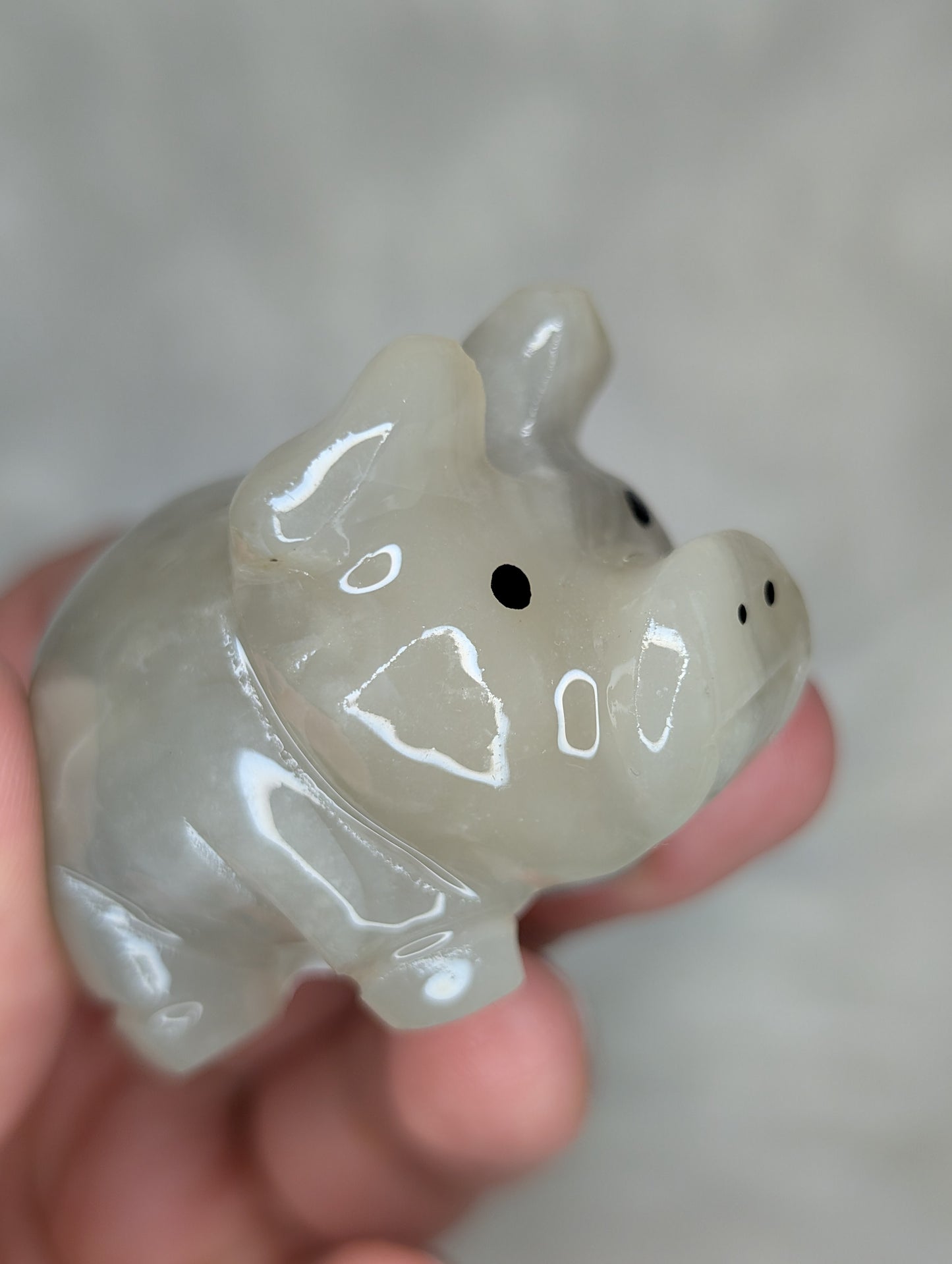 Marble Pig Carving