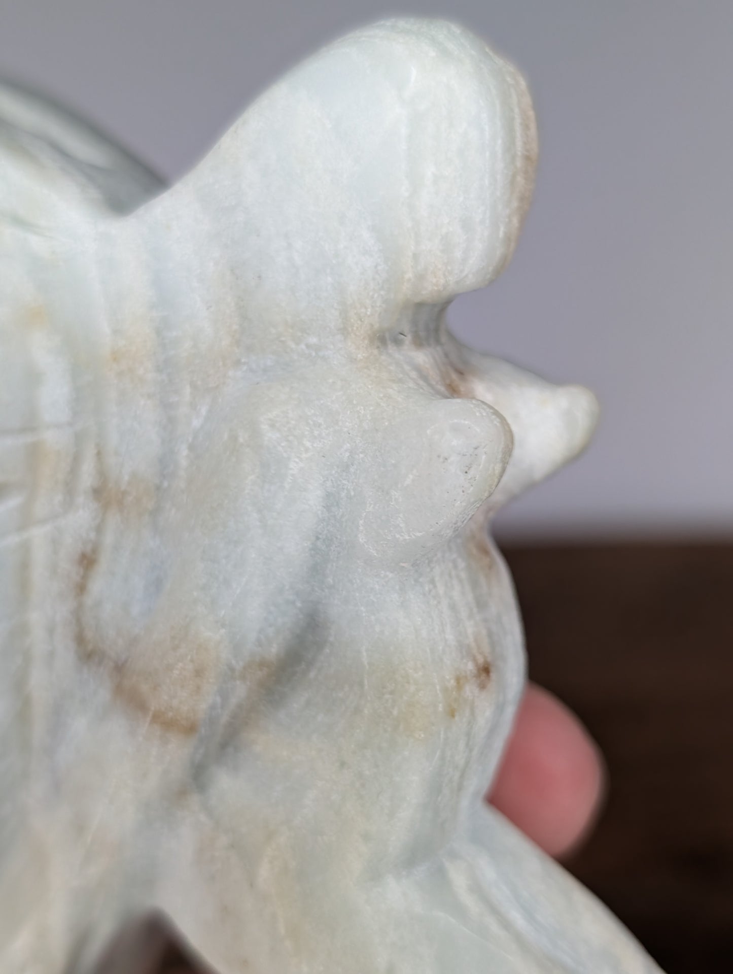 Caribbean Calcite (Madonna) Fairy Carving (AE93)