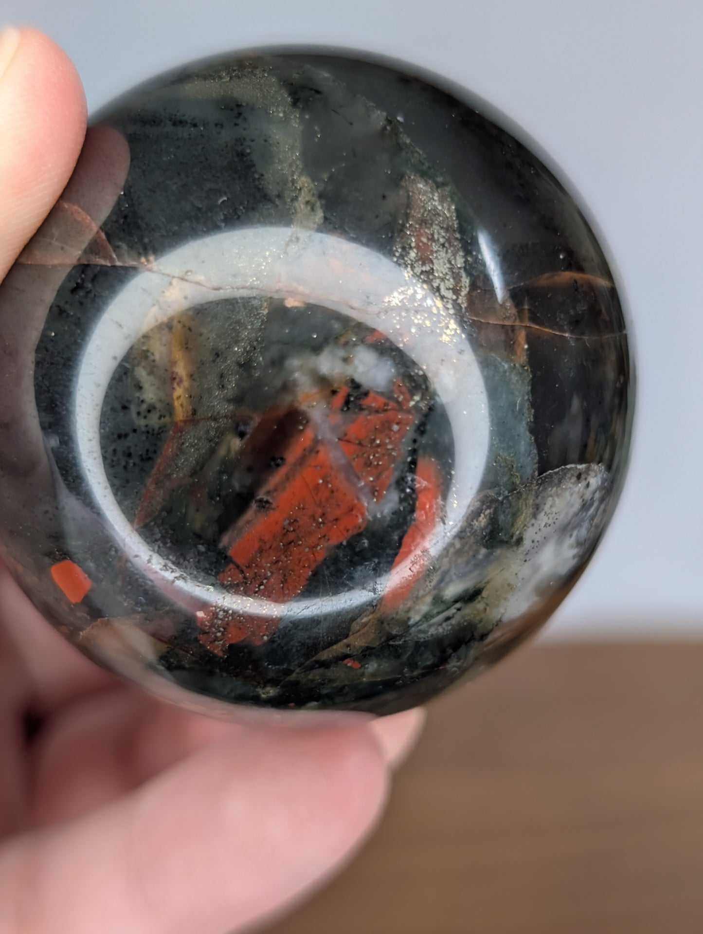 African Bloodstone Sphere (BK01)